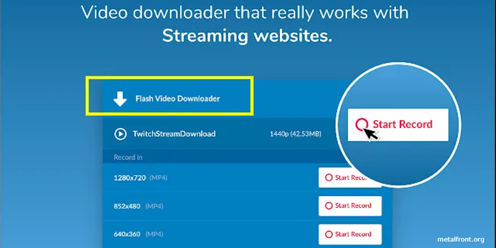 Flash Video Downloader tool